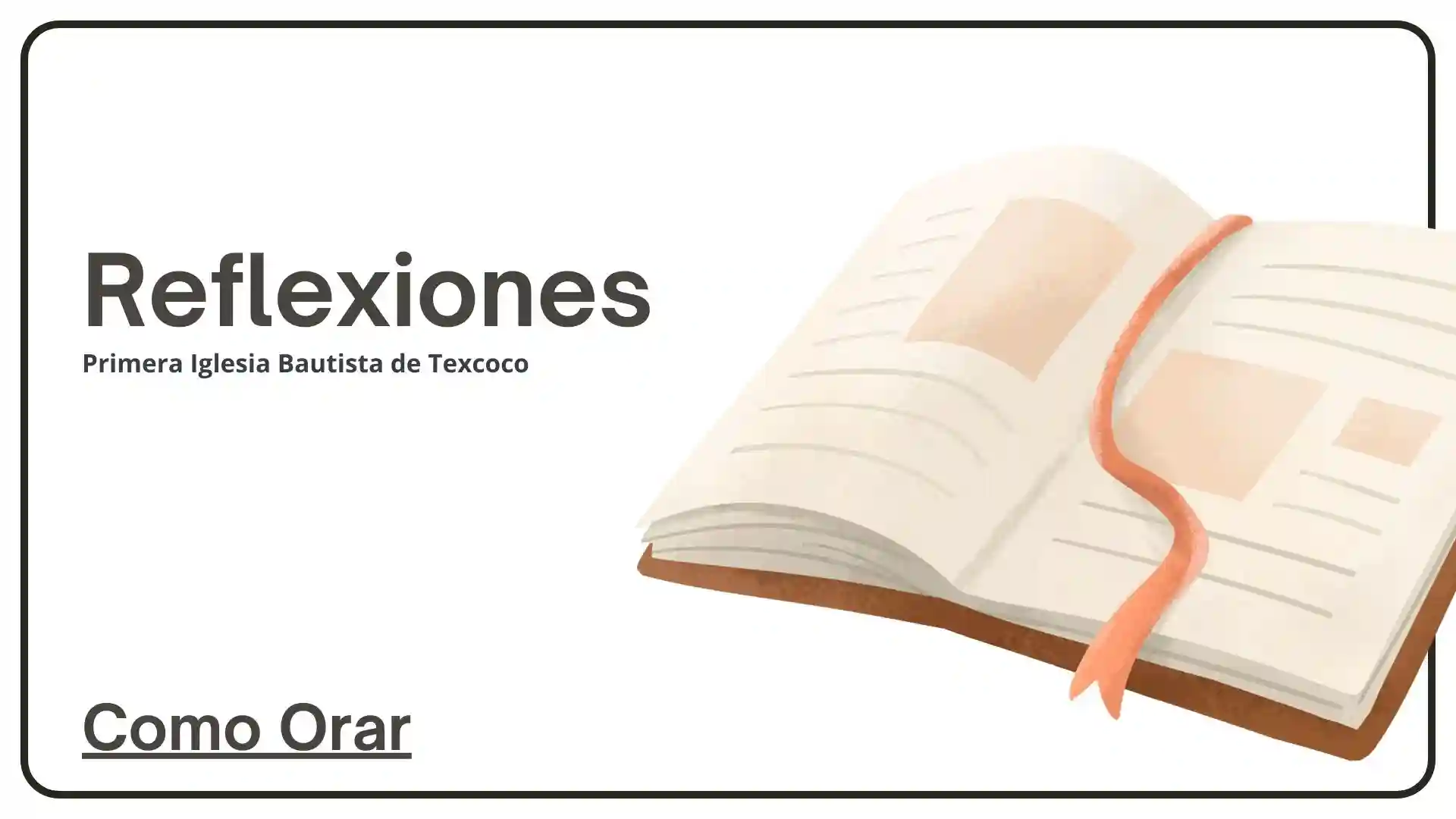 Portada de Como orar